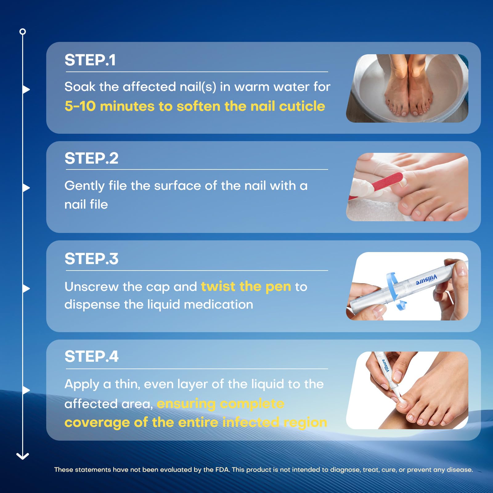 Toenail Fungus Treatment Extra Strength Pen with 25% Undecylenic Acid 5 Pcs — Amazon image 7