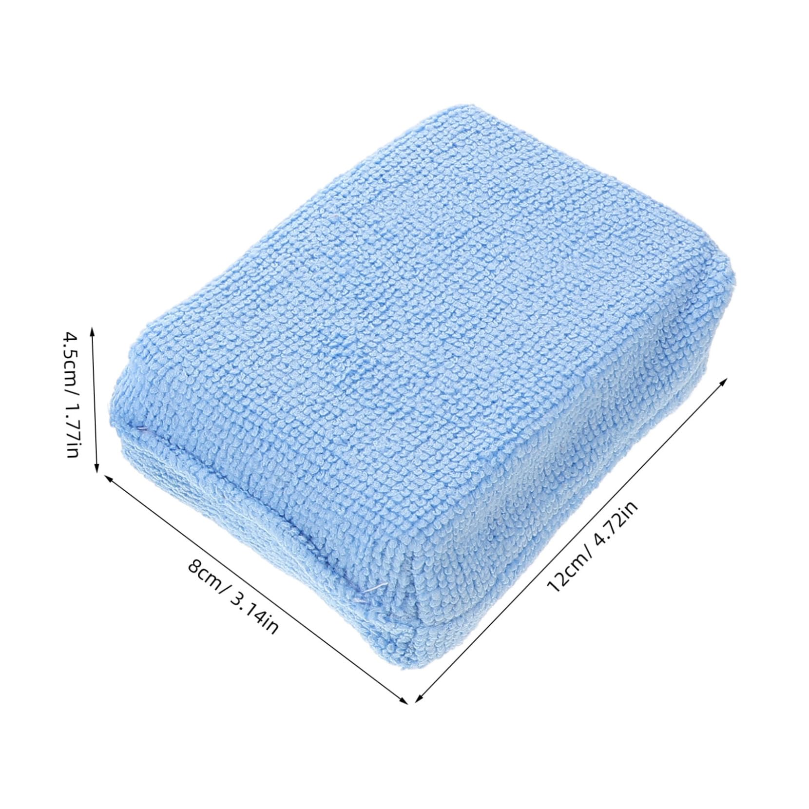 10piezas Almohadillas Rectangulares para Aplicar Cera Coches Limpieza y Encerado de Pulidora para Detallar el Interior del Vehículo