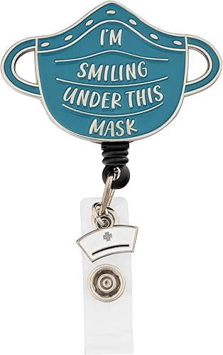 Vista 15 de First Lifesaver - gafete de identificación de enfermera – Carrete retráctil con dije para enfermeras, estudiantes de enfermería, NP (Be Kind)