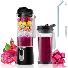 Personal Size Portable Small Blender - Mini Blender Make Smoothies & Shakes