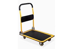 MaxWorks 80877 660 lb. Weight Capacity Foldable Platform Hand Truck