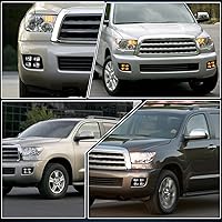 Vista 6 de Luz de circulación diurna LED frontal con conmutación Switchback blanca/ámbar, función de señal de giro secuencial Compatible con kit de luz