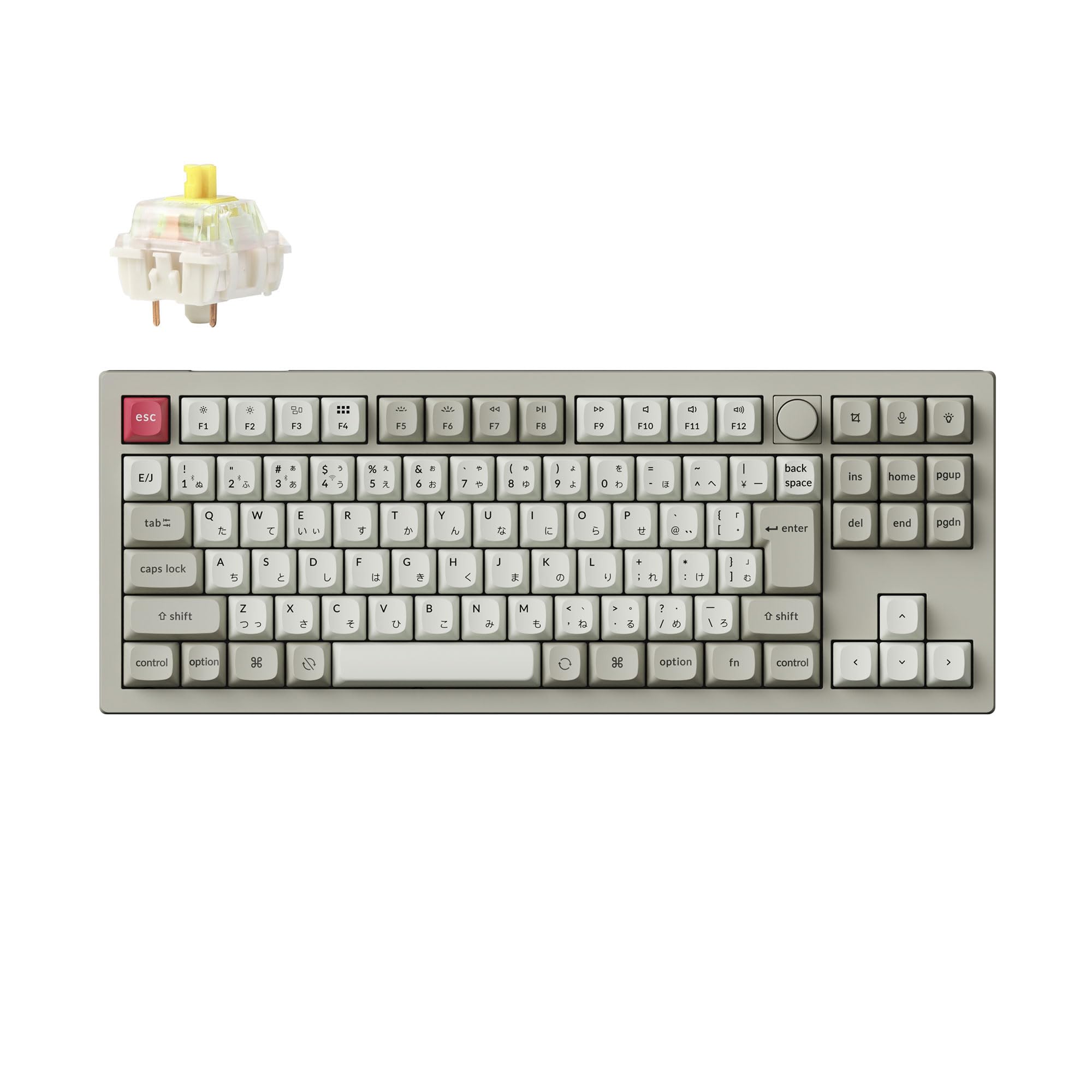 Keychron Q2 Max バナナ軸 専用パームレスト、キースイッチ予備付 Keychron Q2 Max バナナ軸 専用パームレスト、キースイッチ予備