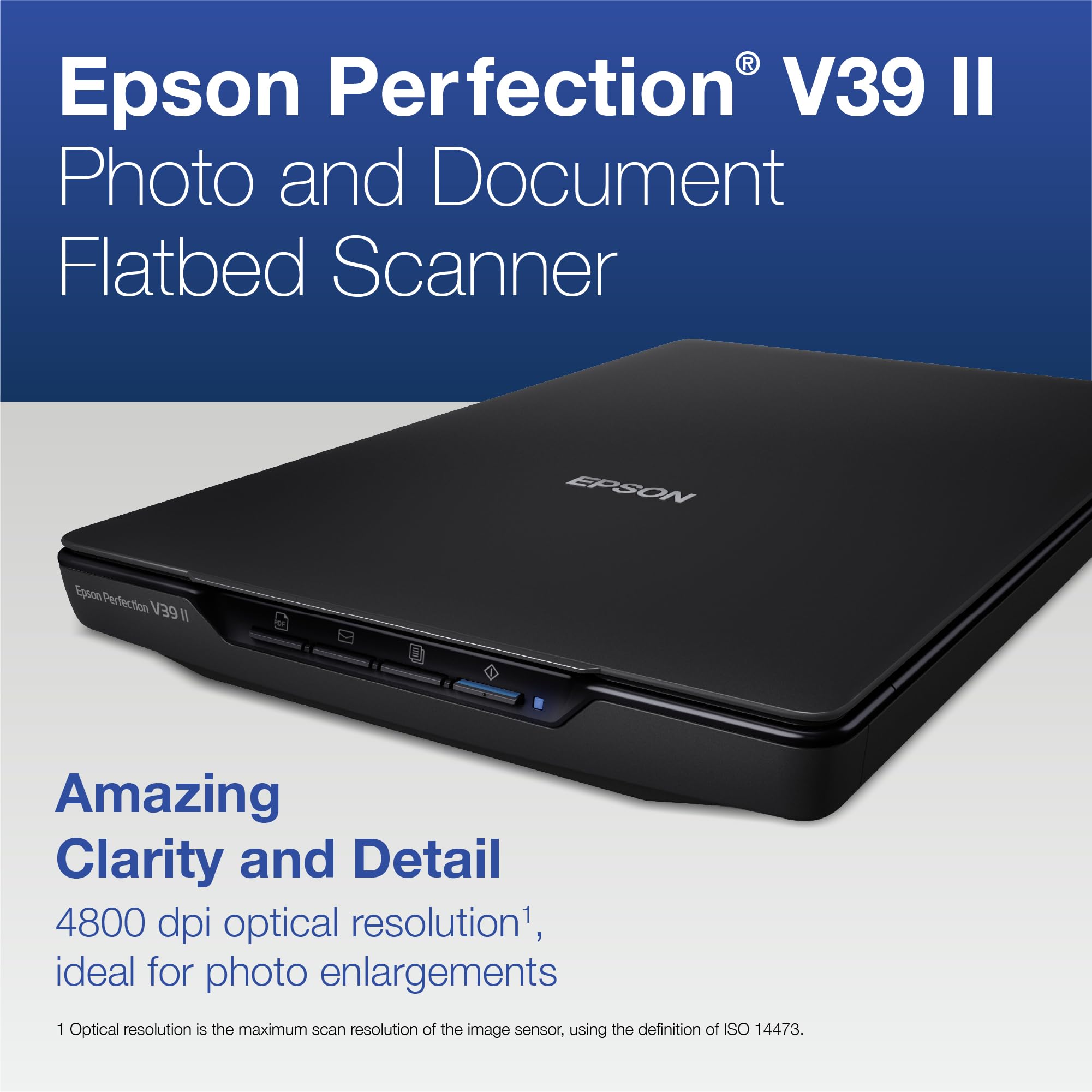 Amazon | Epson Perfection V39 II フラットベッドフォトスキャナー