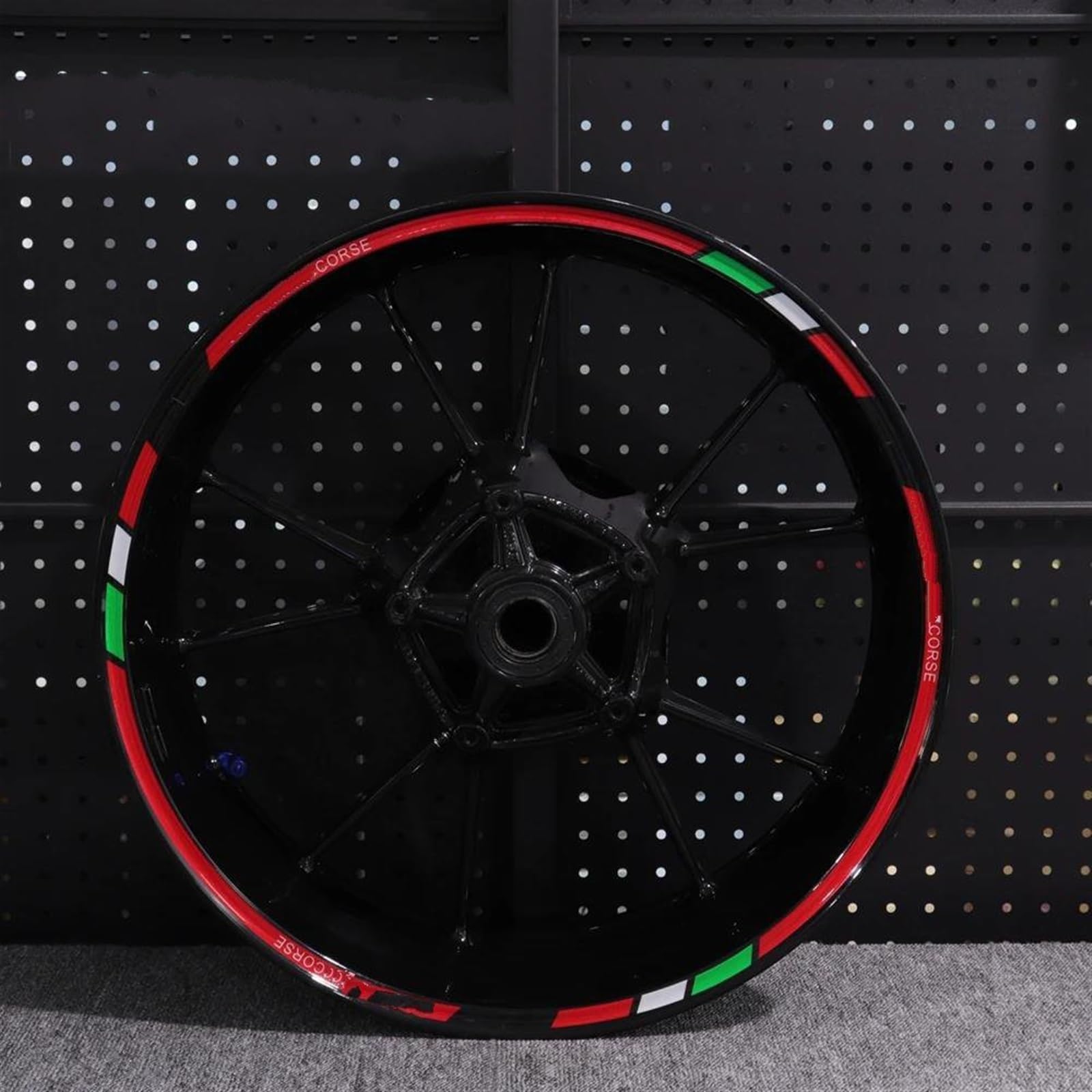 Motorcycle Stickers Sports Wheel Edge Stripe Reflective Film for Ducati 821 795 796 797 848 959 1199(Style 16)
