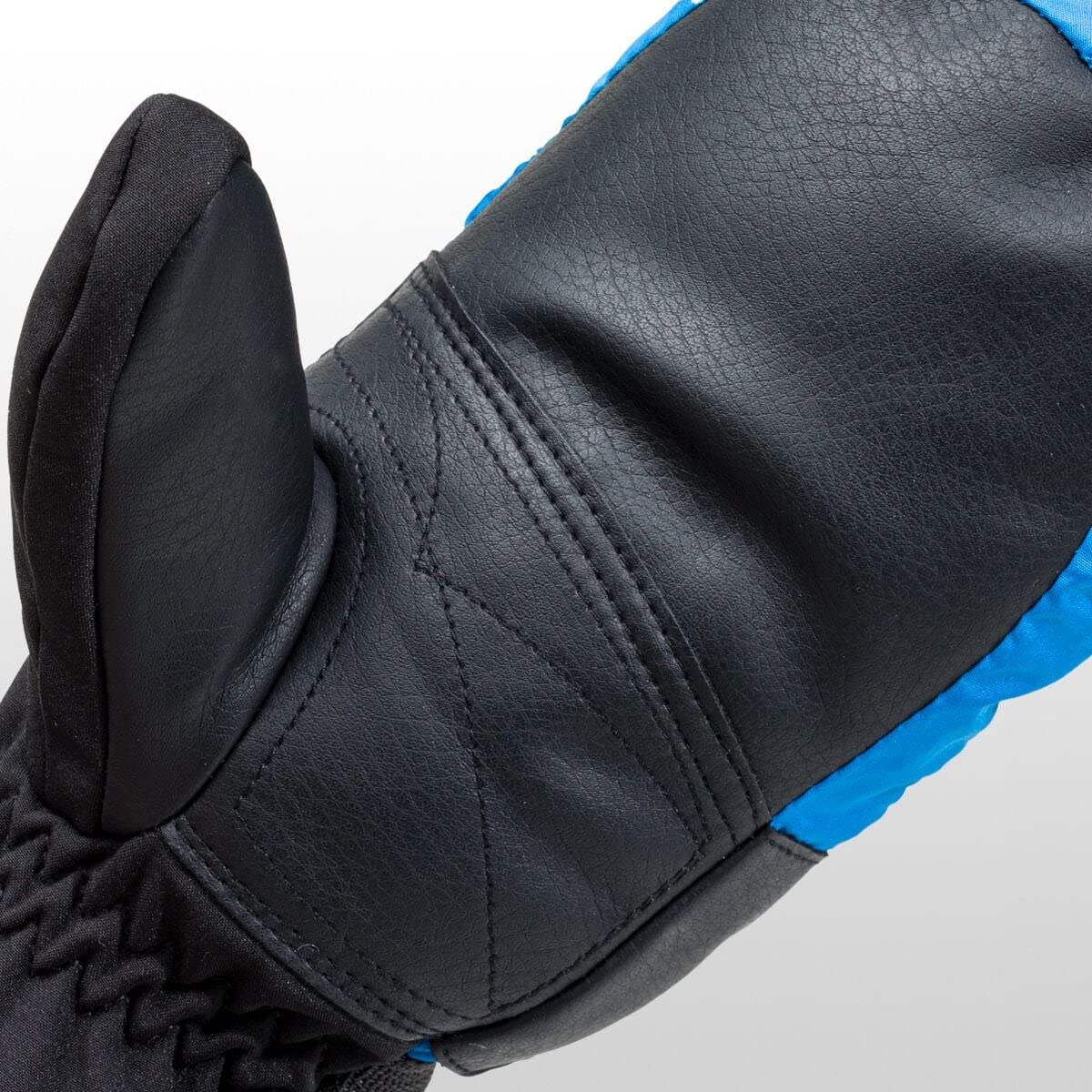 Gordini Kids' Aquabloc Mitten, Black/Bright Blue, Large