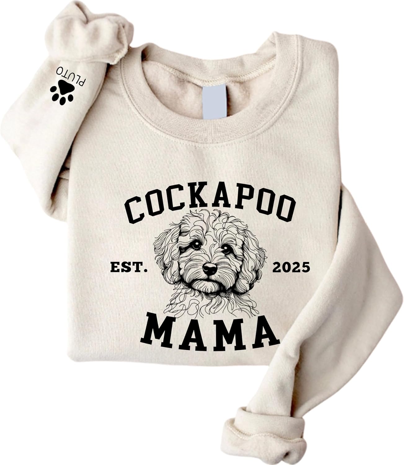 UrbanNEST Custom Cockapoo Mama Sweatshirt, Personalized Cockapoo Mom ...