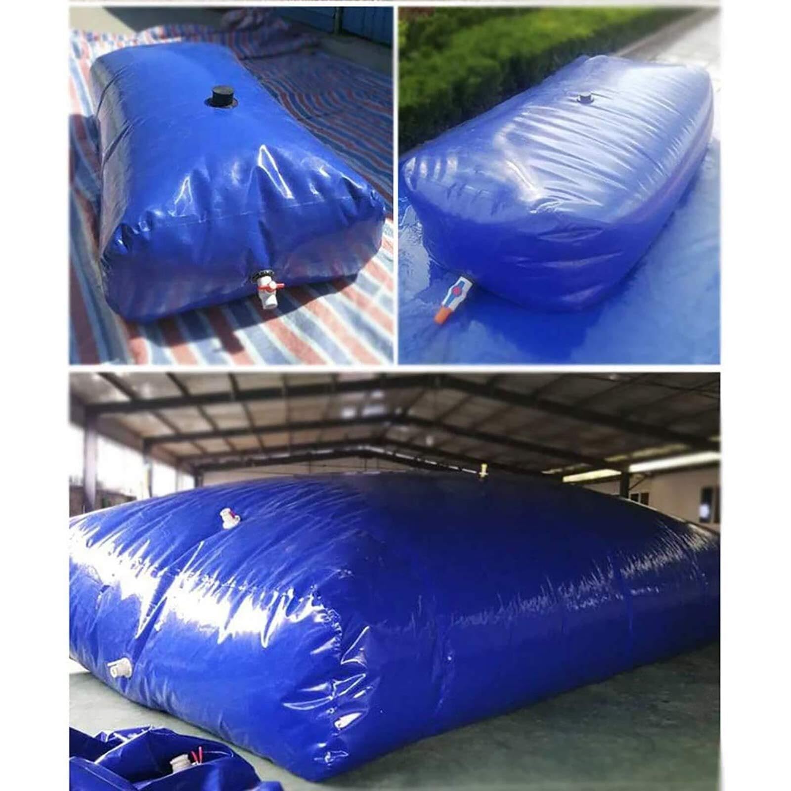 Depósito de Agua Flexible Bolsa de plástico for Grandes Bolsas Almacenamiento Agua. Grifo for Montar en vehículo. Uso construcción Pre-Loading Bag for Bridges