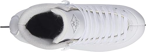 Miniatura 7 de Jackson Classic Model 200201204 - Patines de hielo blancos para mujeres y niñas, paquete con protectores de patinaje recién lanzados 2023