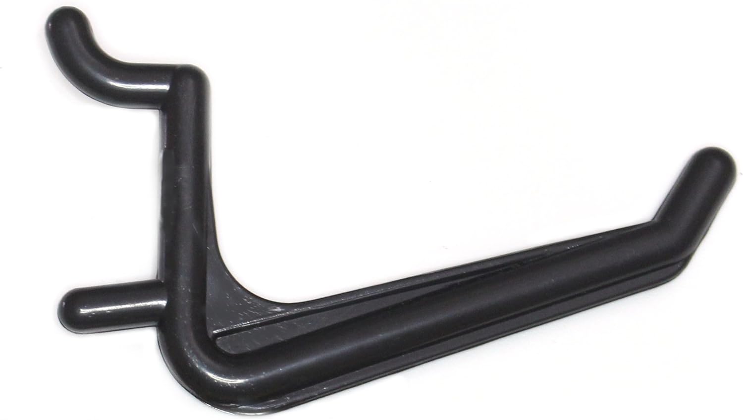 JSP Manufacturing Jumbo Pegboard Hooks | Garage Tools Hammer Air Tool Storage Organization Jewelry Hooks (200, Black)