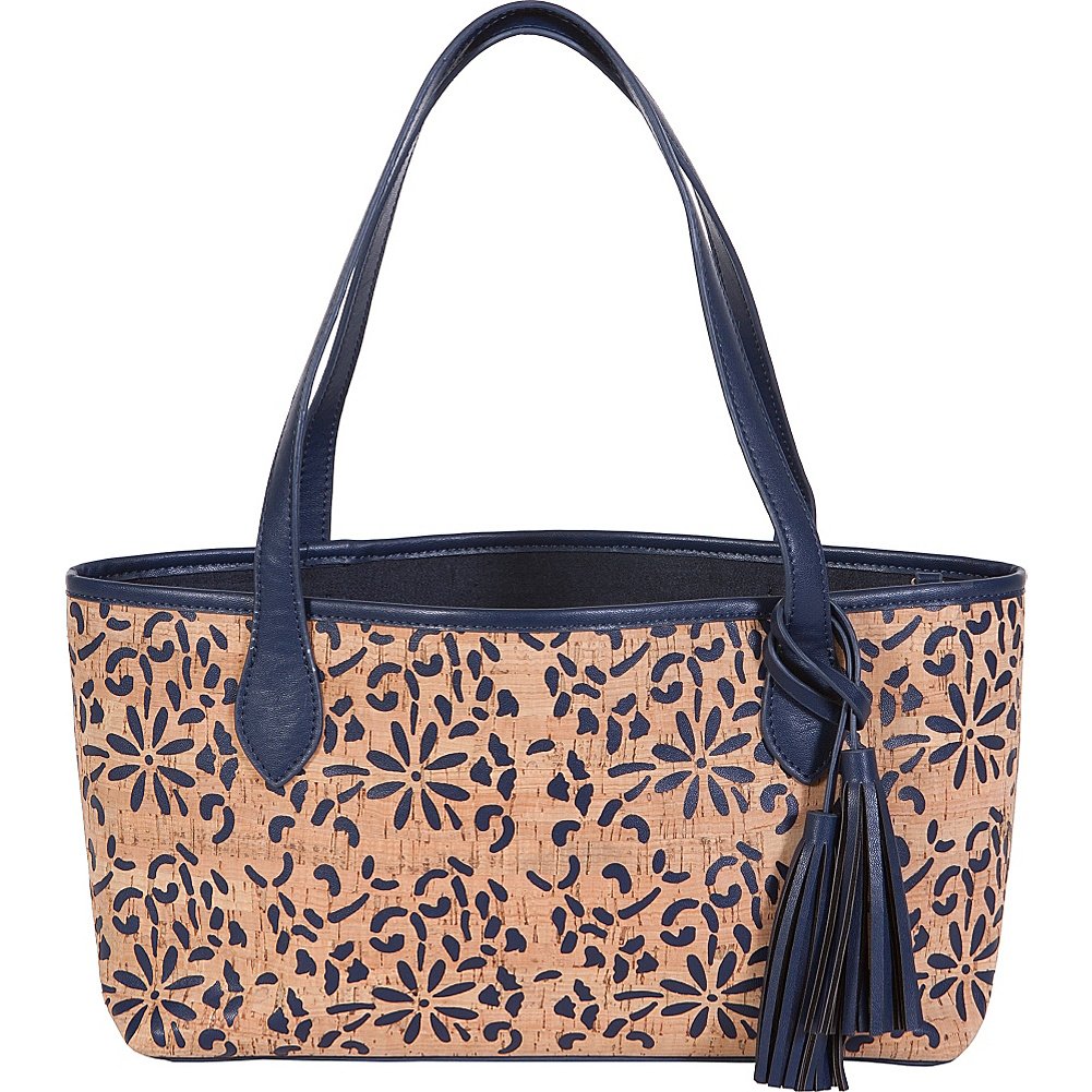 Cork Small Tote - Navy
