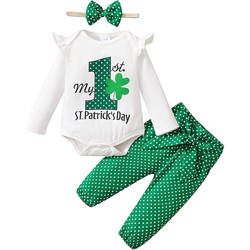 Infant Baby Girl Clothes Newborn Girl Outfit Long Sleeve Romper Pants Set Cute Baby Clothes for Girls Fall/Winter