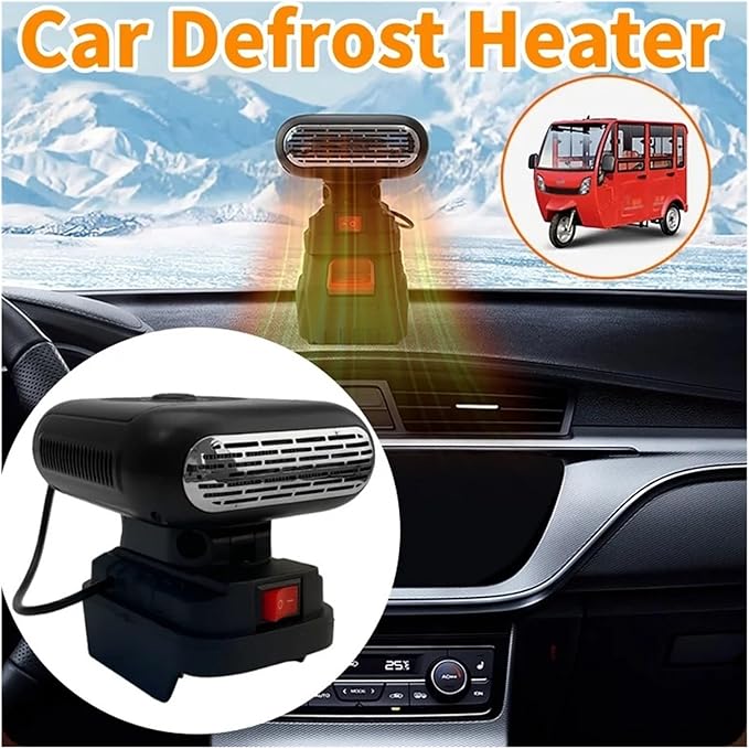 Calefactor Eléctrico Portátil Convector para Auto y Espacios Personales miniatura 3