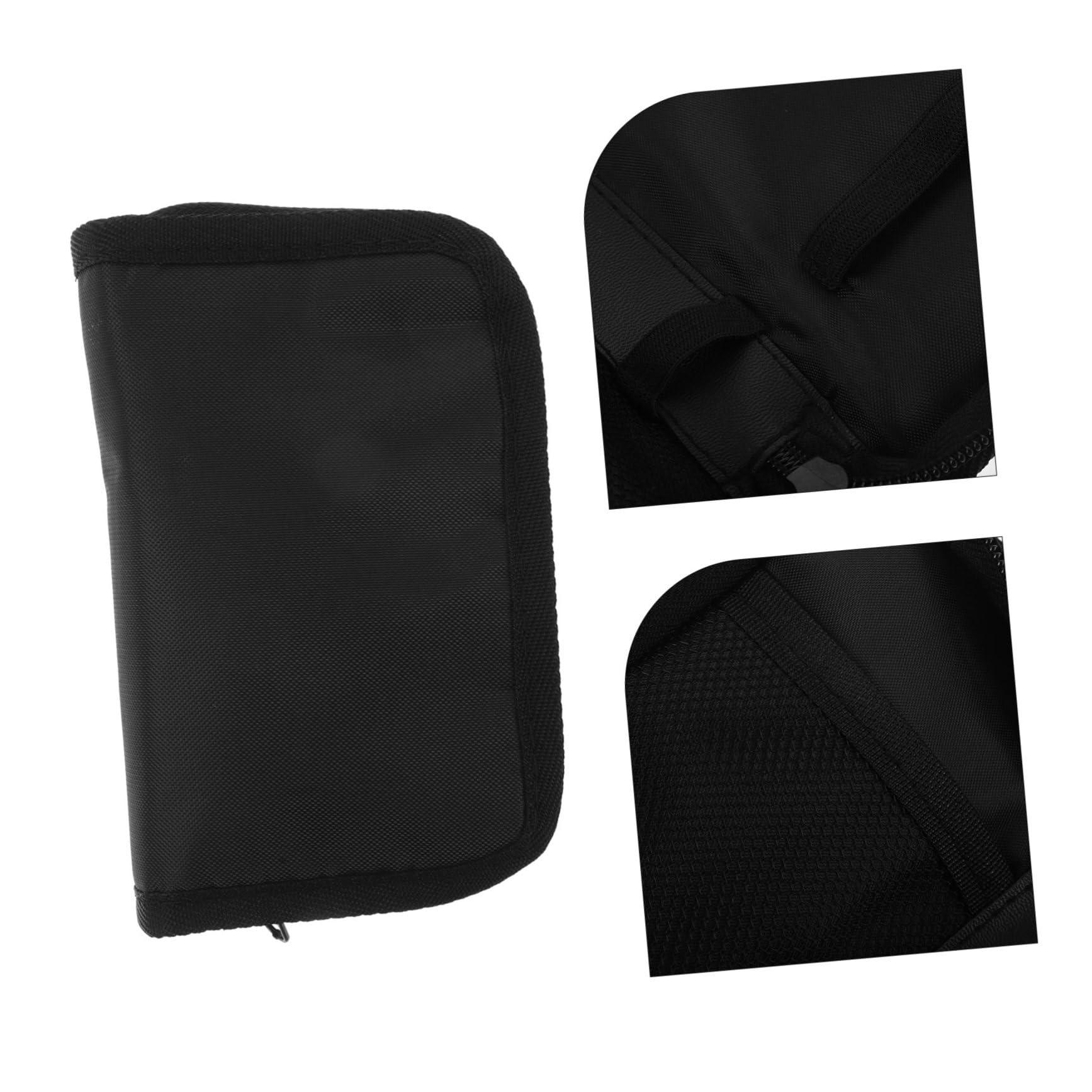 VALICLUD 12 Pezzi Borsa per la conservazione del glucometro Astuccio caso per buste portaoggetti marsupio Borsa di fornitura porta glucometro per custodia 420 dpvc Nero