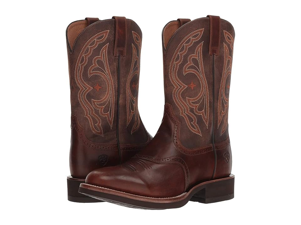 

Ariat Quantum Crepe (Vintage Caramel/Tack Room Chocolate) Cowboy Boots, Brown