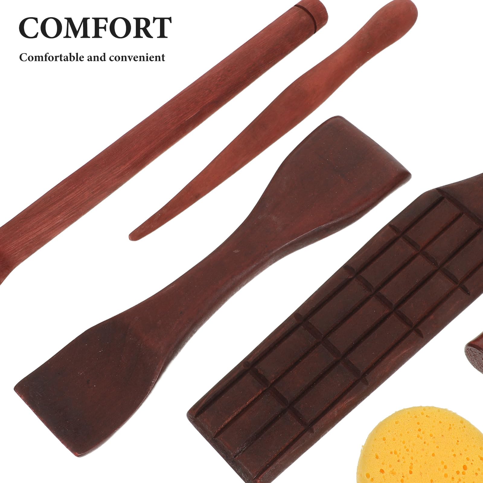 Kit de modelage et de Mise en Forme en Argile polymère (6 Outils) : Aiguilles à sculpter et Outil à texturer en Forme de spatule. Fournitures essentielles pour la pâte polymère