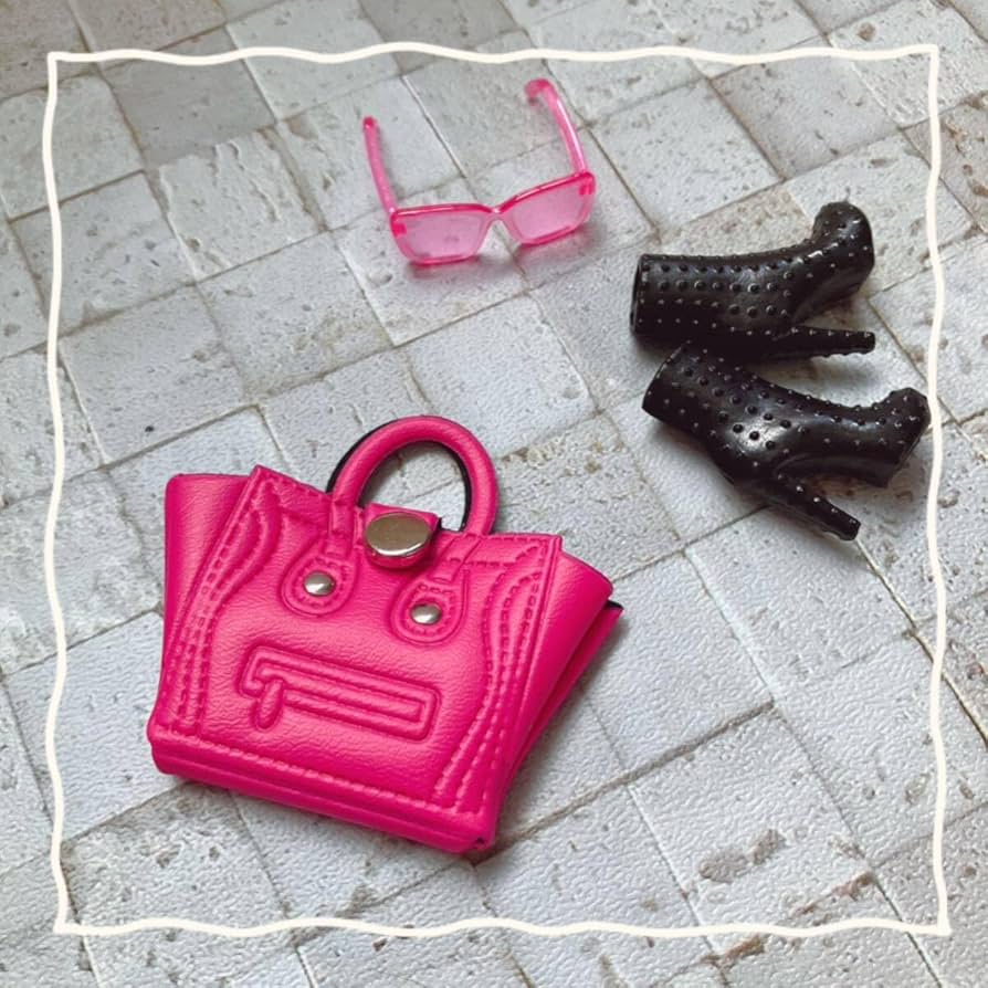 Amazon.co.jp: Pinkのみ ミニチュアバッグ ドールバッグ 保管品