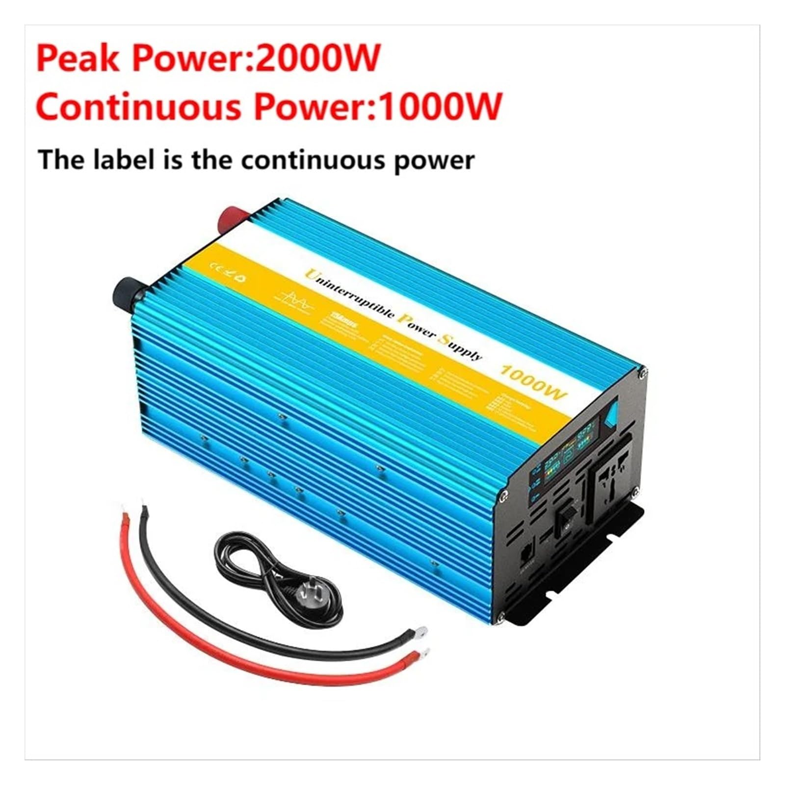 Convertidor Adaptador Inversor Cargador UPS Onda Sinusoidal para Pura LCD 12V 24V 2kw 3kw 4kw 6kw Soporte Energía Plomo Ácido/Gel/batería Litio Lifepo4 inversor