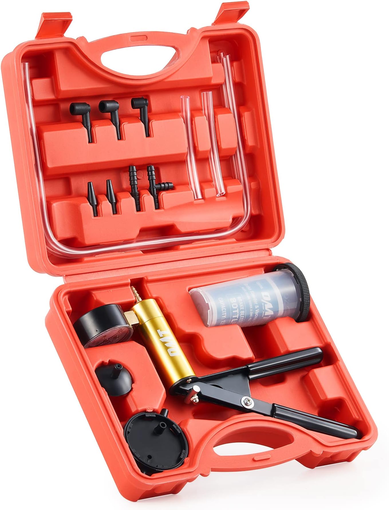 Yonligonju 2 in 1 Handheld Vacuum Pump Brake Bleeder Kit for Motorcycle 16 pcs Brake