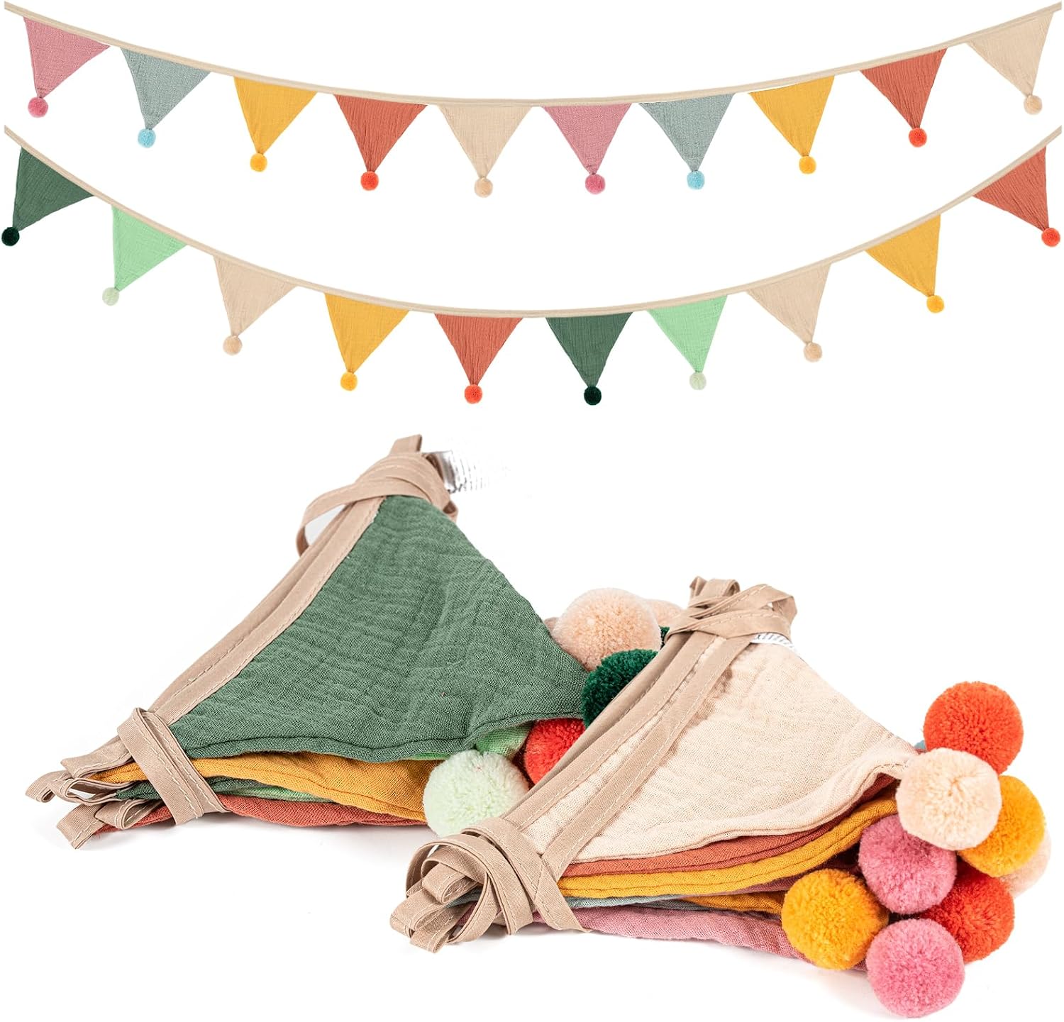 Candy Green + Beige