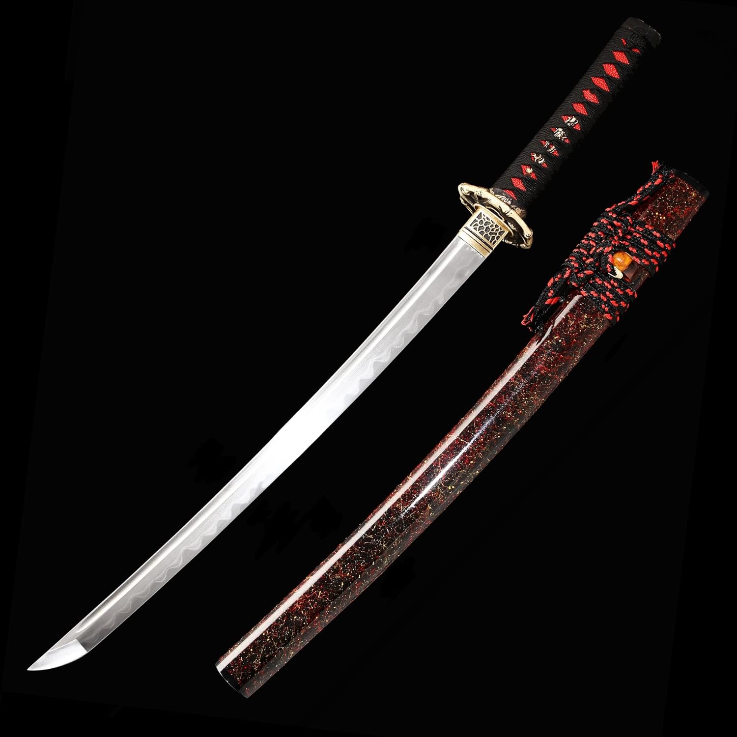 TRUEKATANA Japanese Wakizashi, Short Katana, Handmade