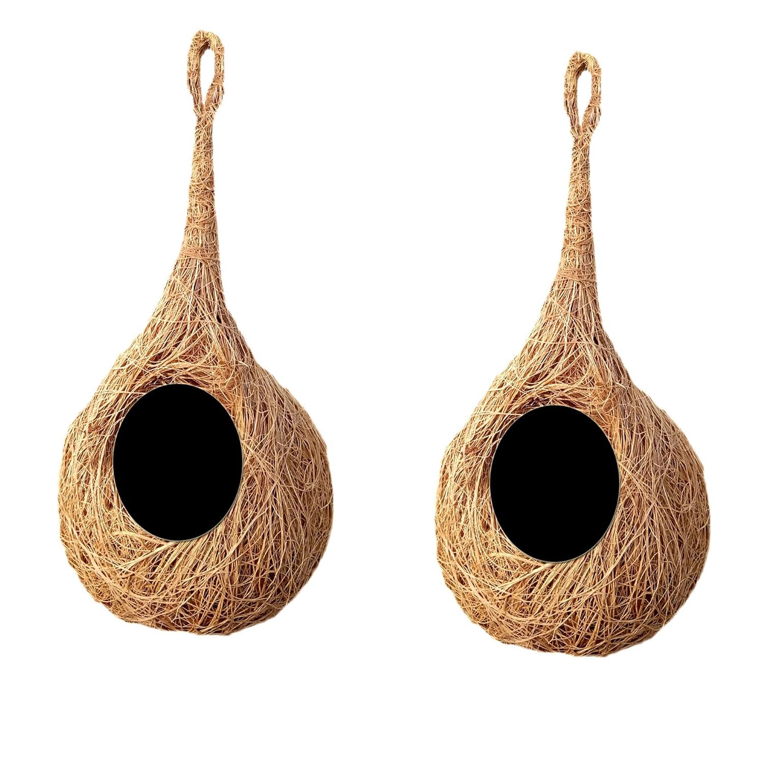 See full amazon price history chart for Krishnic Coir Organic Bird Nest | Handcrafted Hanging Round Nest for Sparrow/Small Birds House (Wall Mounting, Tree Mounting) Pack of 2 (11cm x 11cm x 20cm) Krishnic Coir Organic Bird Nest | Handcrafted Hanging Round Nest for Sparrow/Small Birds House (Wall Mounting, Tree Mounting) Pack of 2 (11cm x 11cm x 20cm) (B0D6N38FS3) Amazon Price History, Amazon Price Tracker