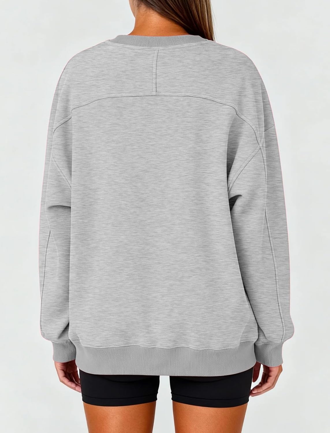 Womens Oversized Sweatshirt, Crewneck Pullover Long Sleeve Sweatshirt for Women Fall&Winter Tops 2025 - Image 7