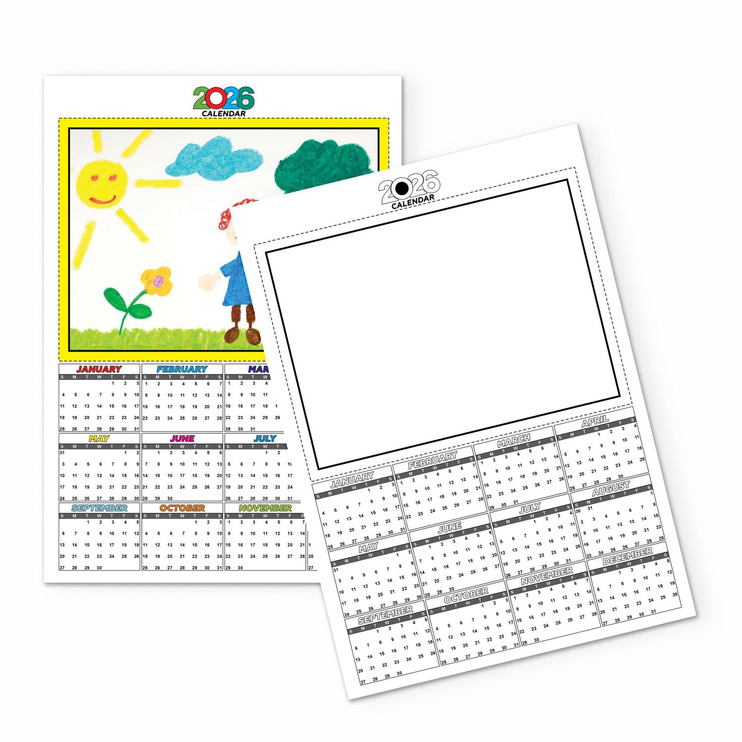 Blank Calendar 2026 Printable Monthly: Plan Your Year With Ease - Calendars 123 - View #2