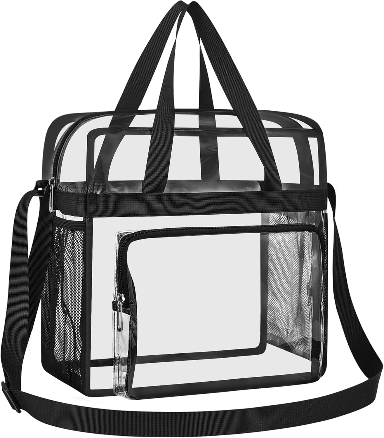 Oraben Clear Tote Bag Clear Bag Stadium Approved 12x6x12 Stadium Bag for Work, Sports Games,Gym - Image 11