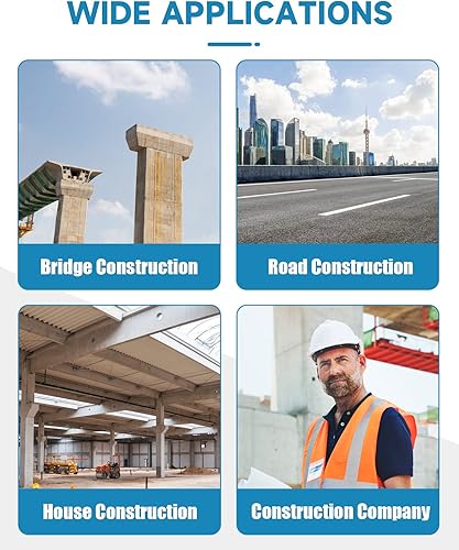 Miniatura 5 de NEWTRY Martillo de rebote de hormigón, probador prueba de resiliómetro portátil, 10-60Mpa 1450-8702psi con guía del usuario en texto y video en