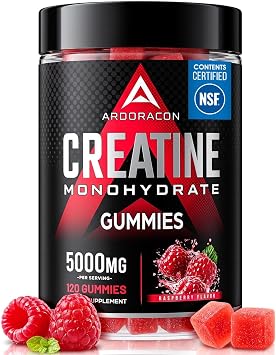 NSF Certified Creatine Gummies 6-in-1 with Taurine + Electrolytes