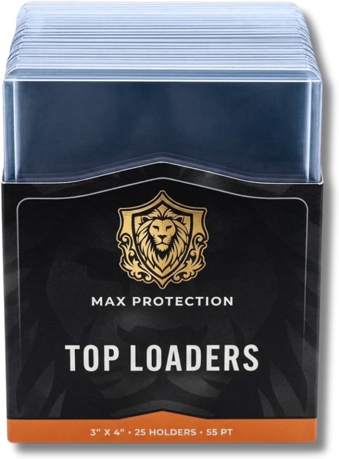 Max Protection 55pt Top Loaders for Cards – 100 Count – Premium 3×4 Inch Trading Card Toploaders – Protect Your Baseball and Sports Cards with These Crystal Clear Hard Plastic Sleeves Protectors