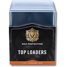 Max Protection 55pt Top Loaders for Cards - 500 Count - Premium 3x4 Inch Trading Card Toploaders - Protect Your Baseball and Sports Cards with These Crystal Clear Hard Plastic Sleeves Protectors