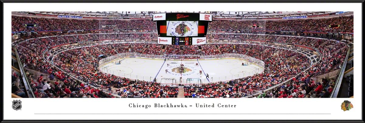 Chicago Blackhawks - Panoramic Posters and Framed Pictures by Blakeway Panoramas