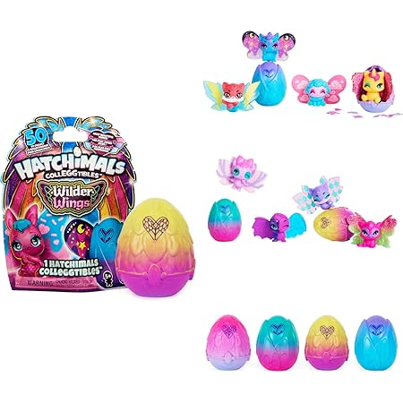 HATCHIMALS - PACK 1 HATCHIMALS SAISON 9 WILDER WINGS - Figurine Hatchimals  à collectionner Avec Ailes Magiques - Jouet enfant 5 Ans et + - 6059011 -  Modèle aléatoire: Amazon.fr: Jeux et Jouets