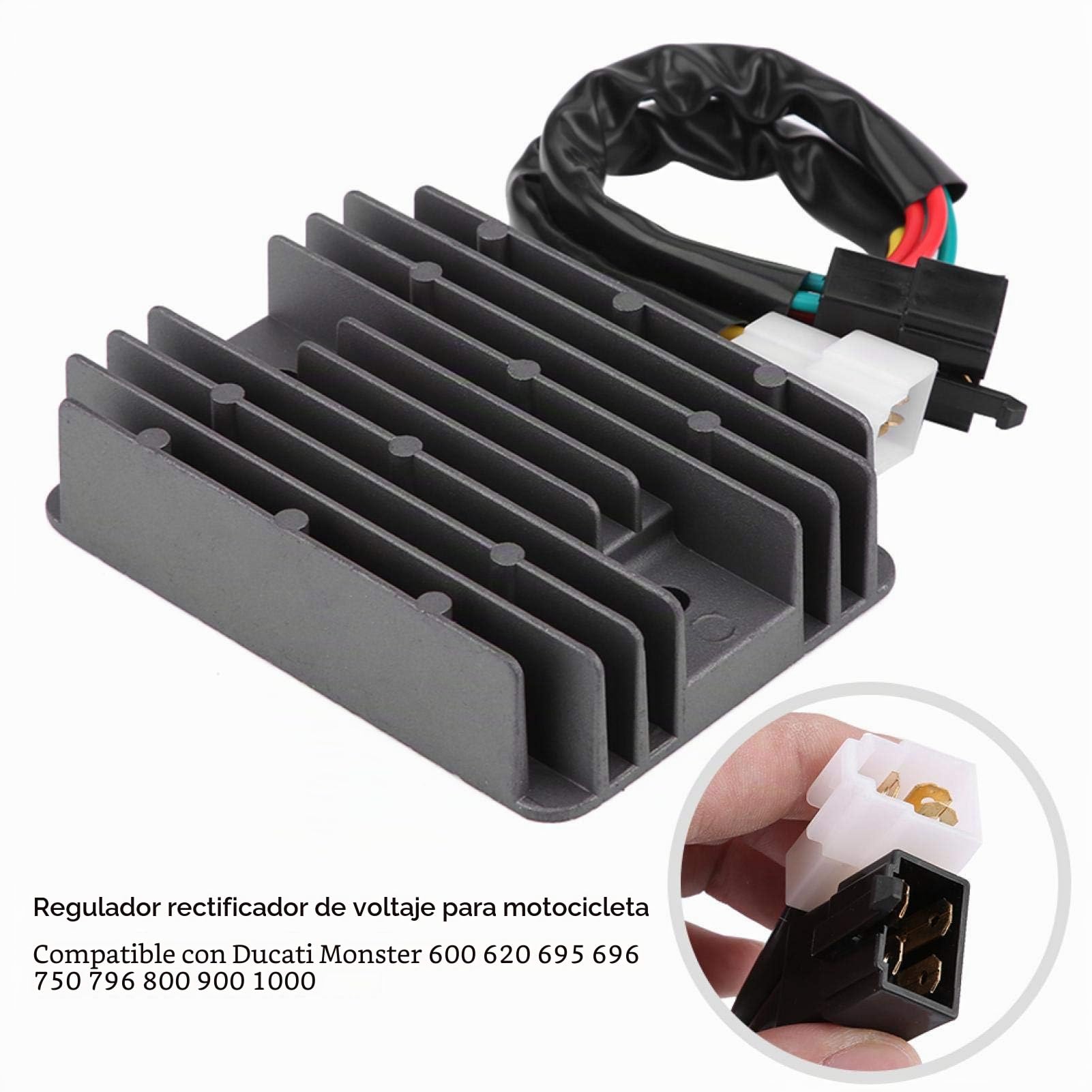 Rectificador regulador de Voltaje para Motocicleta, rectificador para 600, 620, 695, 696, 750, 796, 800, 900, 1000