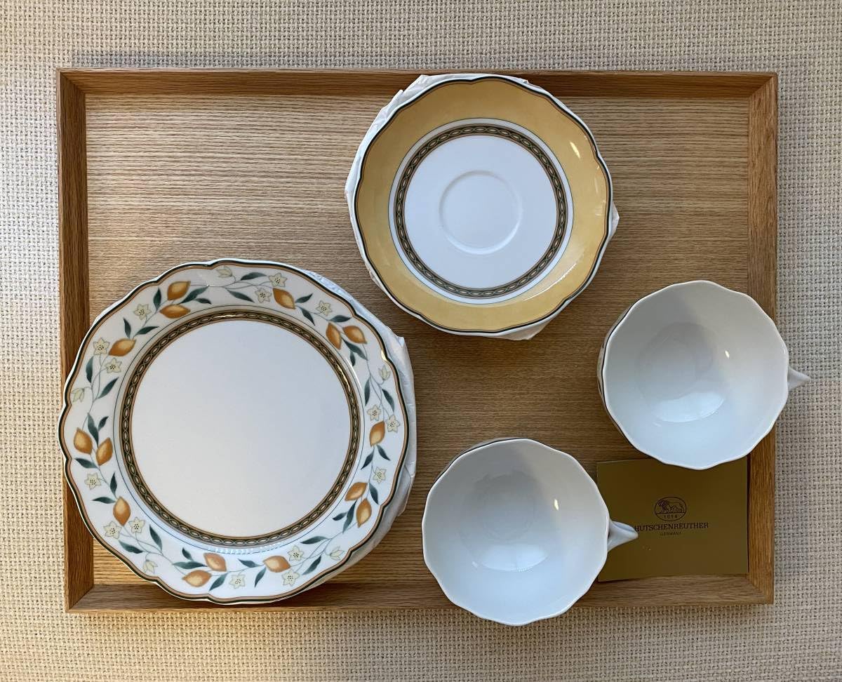 （O！）HUTSCHENREUTHER 皿　ペア3セット、小皿2枚 O！）HUTSCHENREUTHER 皿 ペア3セット、小皿2枚