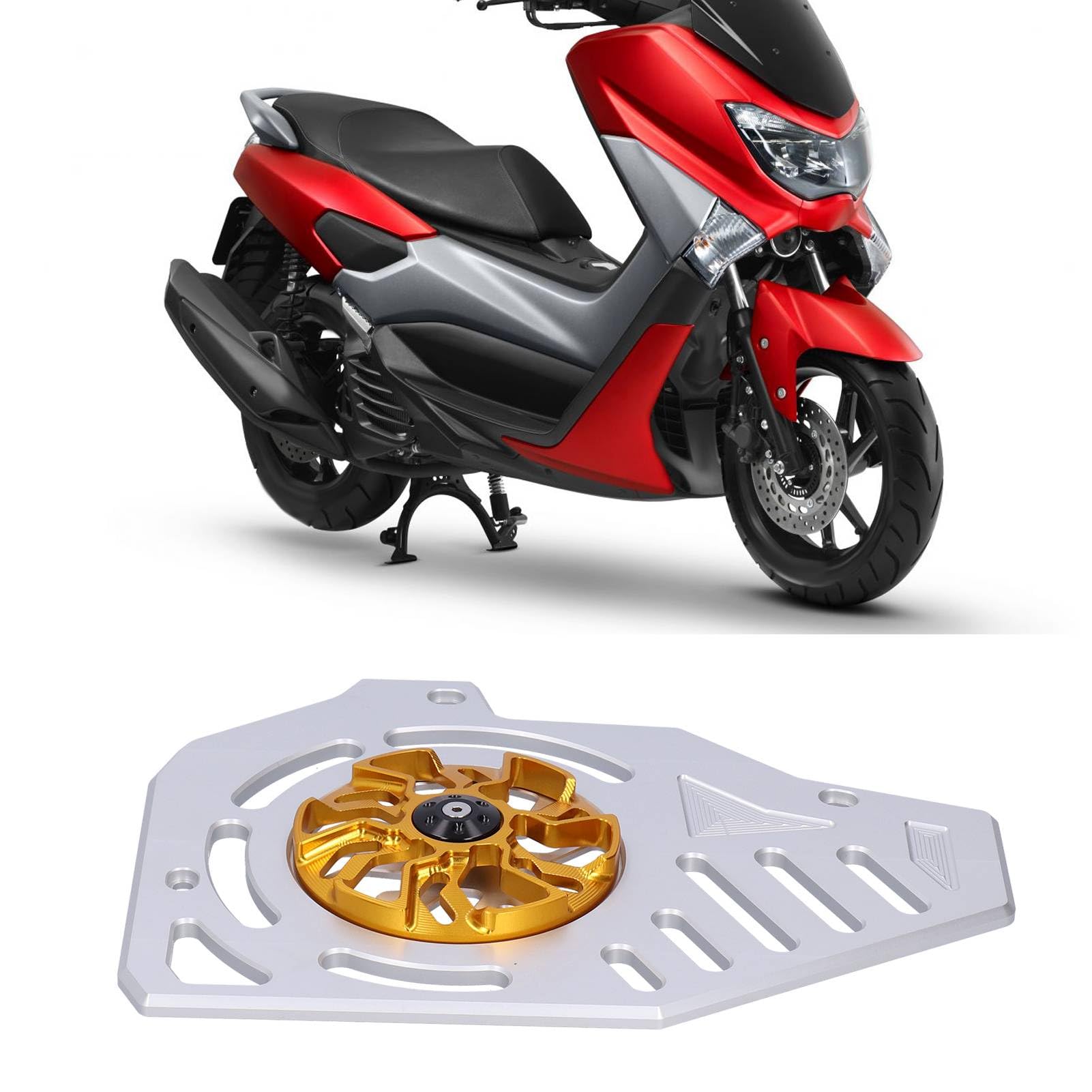La copertura del radiatore del motociclo ruota la protezione della griglia della ventola per Nmax PCX SH125 Lead125 Click125 in acciaio inossidabile