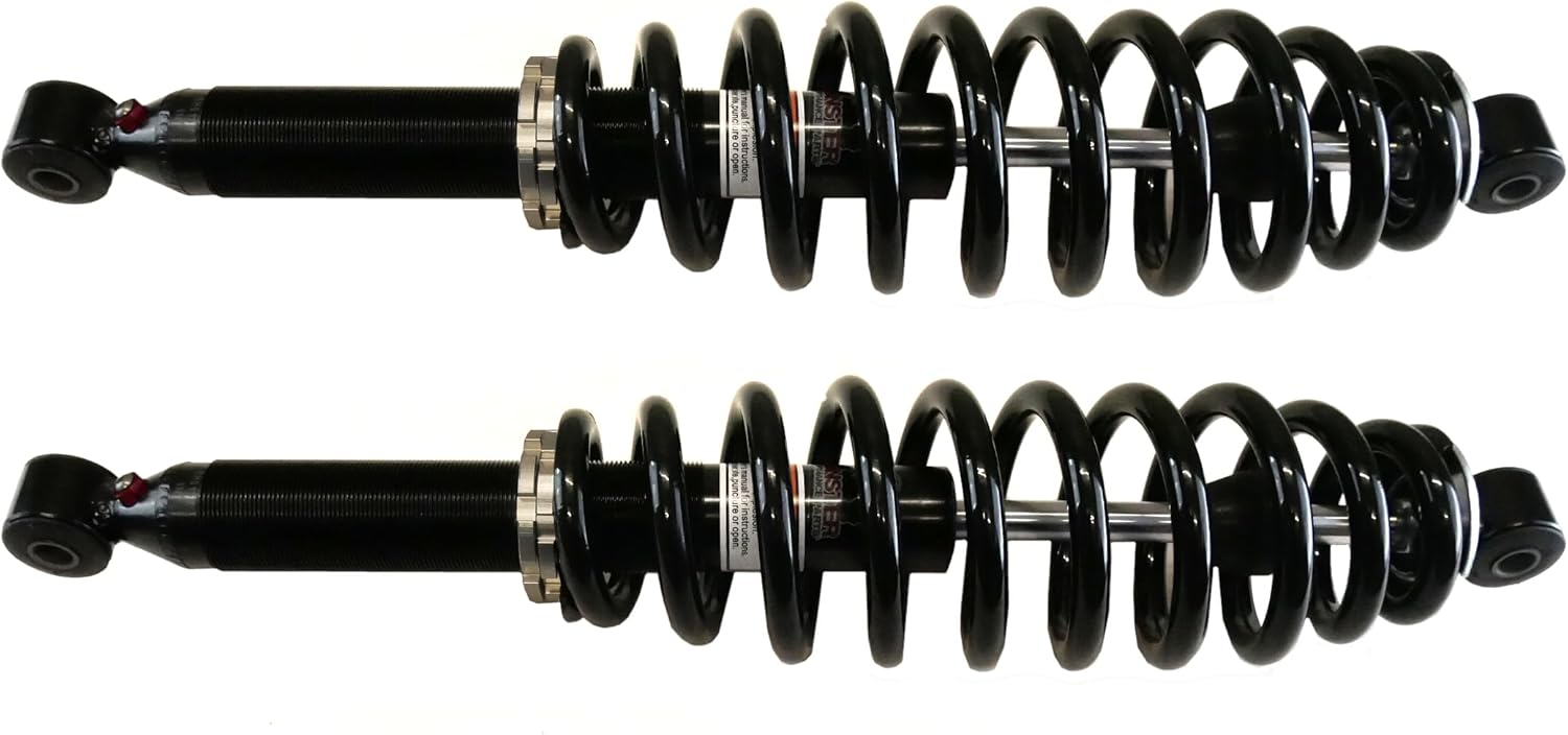 Monster Rear Shocks for John Deere AUC12198 Left & Right XUV Gator 590 Monotube Responsive Handling Quality Tested Gas-charged Anti-foam Anti-shear Adjustable