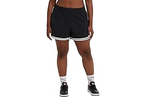 Champion Basketball Varsity Shorts for Women: Lightweight Gym Shorts with Moisture-Wicking Fabric