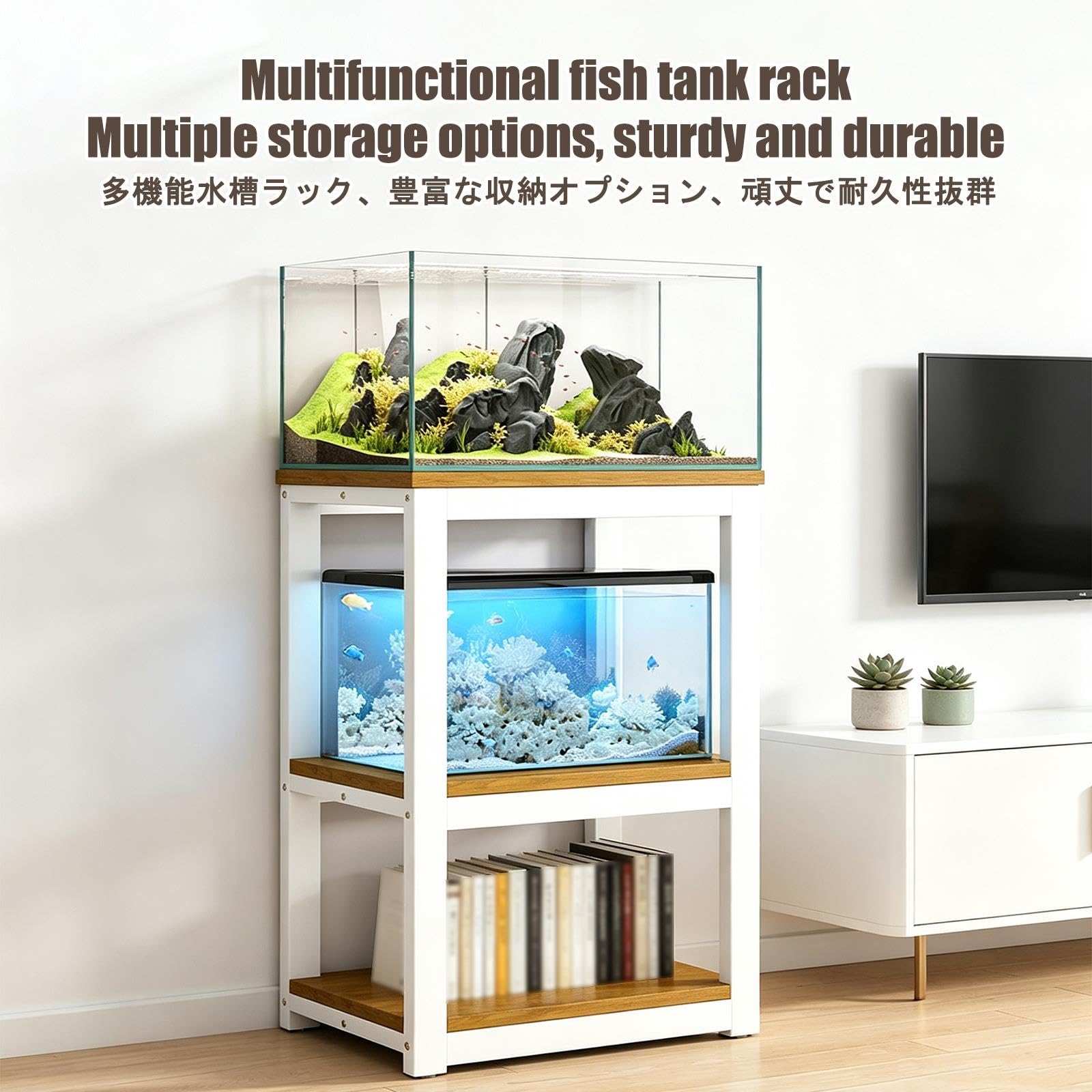 Tavolo per Acquario, Mobile Acquario, Elevata Capacità Portante