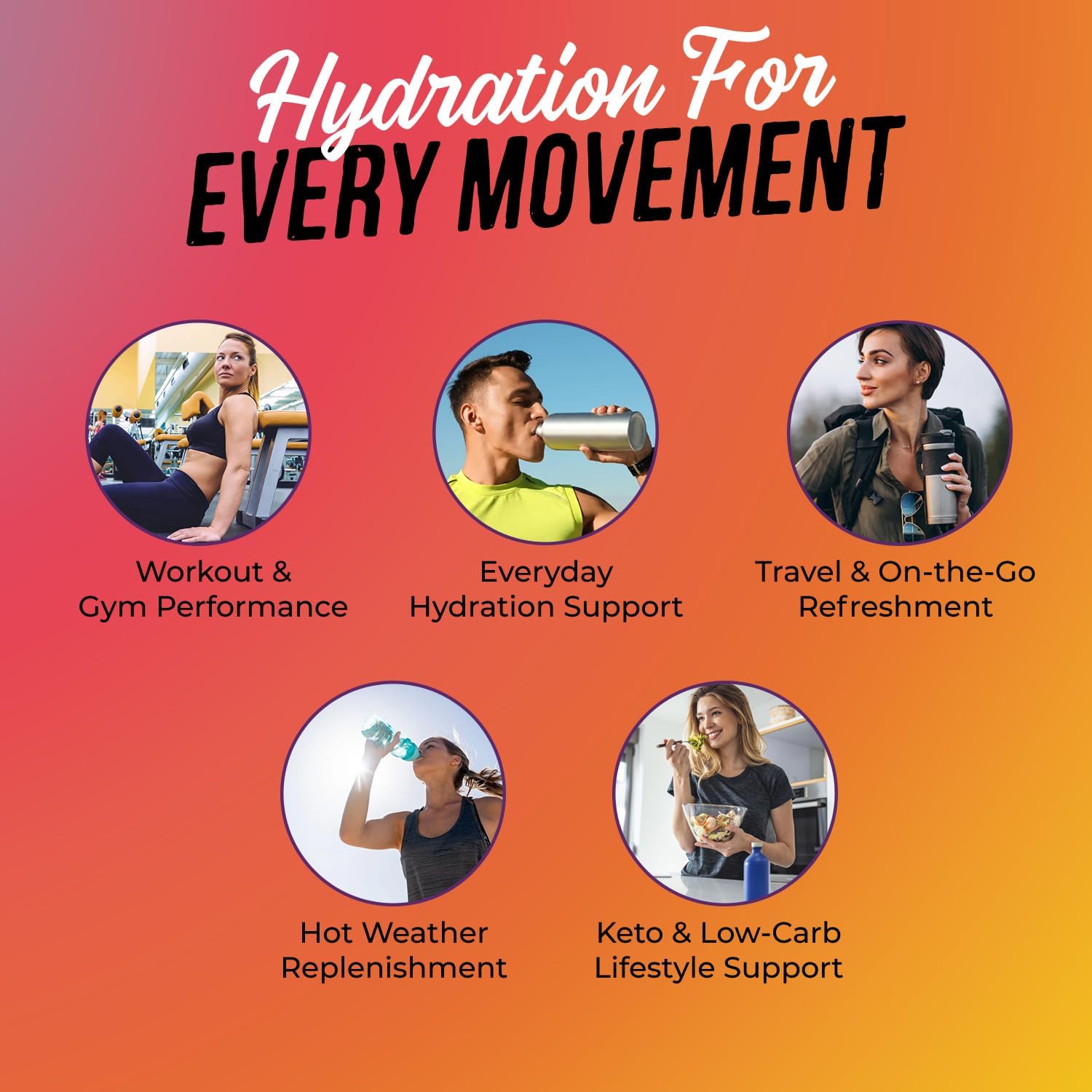 JUNP Sugar Free Electrolytes Powder Packets for Water Instant Hydration Packets with Salt & Potassium, Zero Calorie No Carbs No Sugar Keto Electrolyte Drink Mix Sticks, 5 Flavor Variety Pack, 5 Count - Image 9