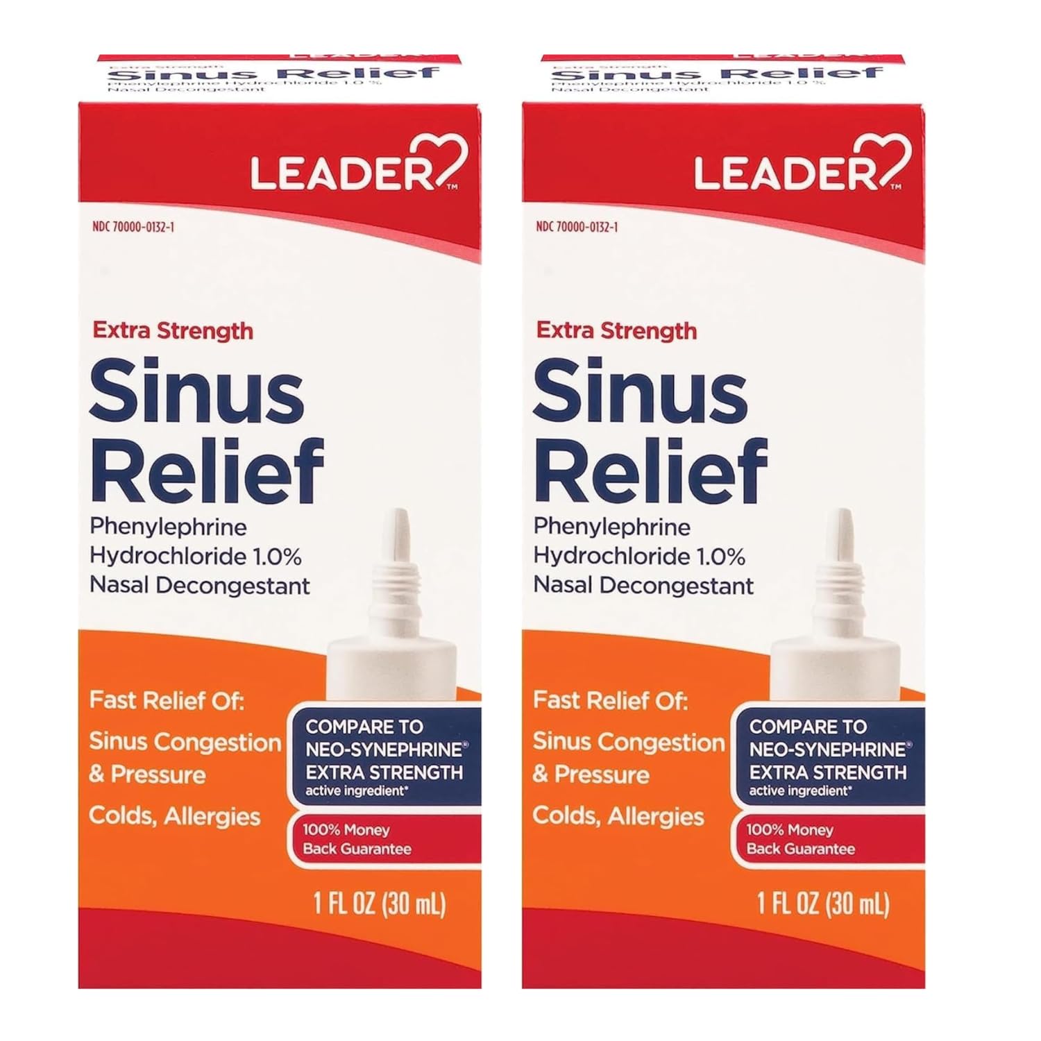 Leader Extra Strength Sinus Relief, Fast Acting, Sinus Decongestant, Nasal Congestion Relief Spray, Cold & Allergy 30 mL Bottle (Pack of 4) — Amazon image 7
