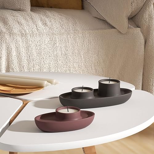 Miniatura 4 de Molde de vela de hormigón Molde de silicona en forma de barco para portavelas DIY Herramientas de decoración del hogar