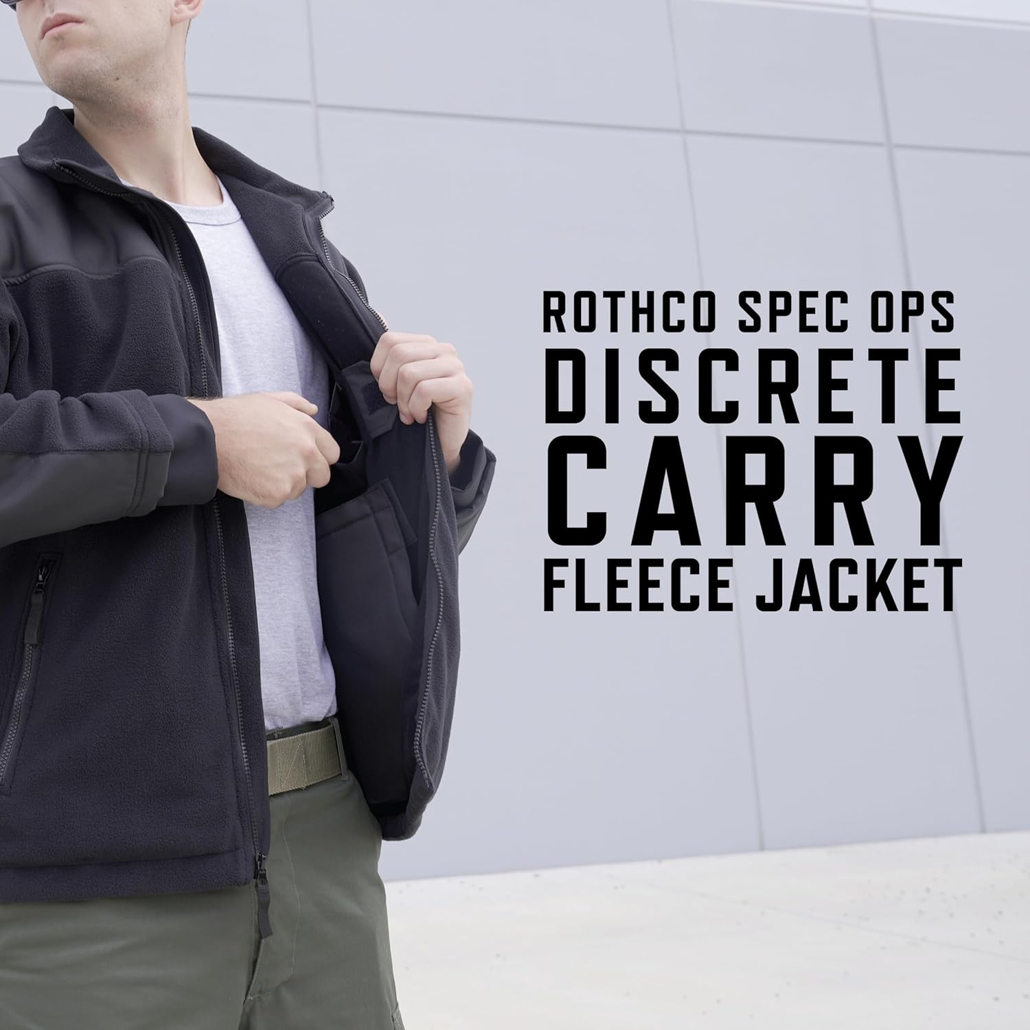 Rothco Spec Ops Discrete Carry Fleece Jacket – Tactical Utility & Warmth – Cold Weather Coat - Image 2