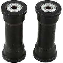 Rowing Machine Bearing Wheel 2-Pack | High Load Capacity Fitness Equipment Pulley Replacement | Plastic Roller for Indoor Rower and Exercise Machine, 91mm Length, 8mm Mounting Hole