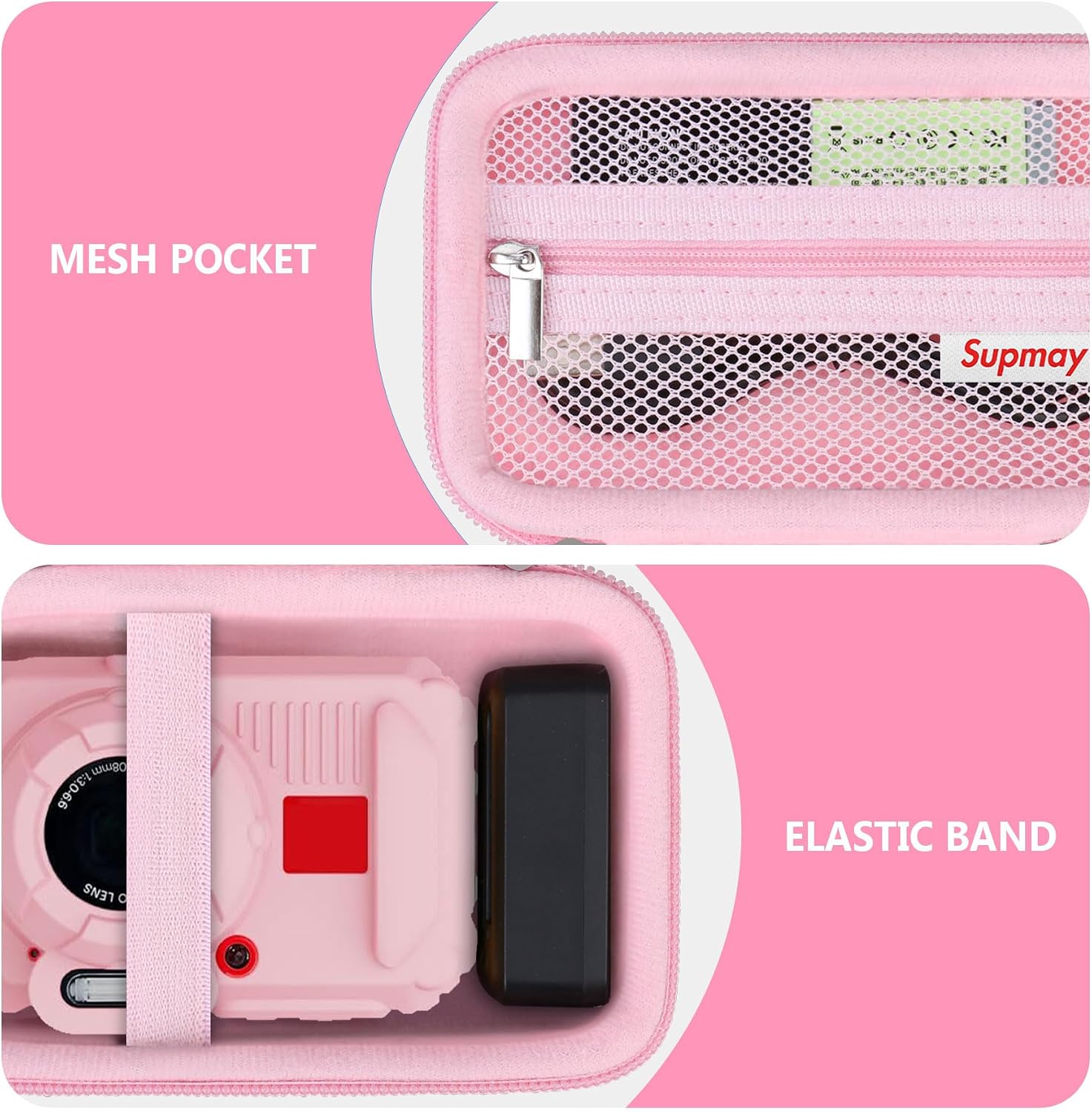 Carrying Case for KODAK PIXPRO WPZ2 Digital Camera, Pink image 5
