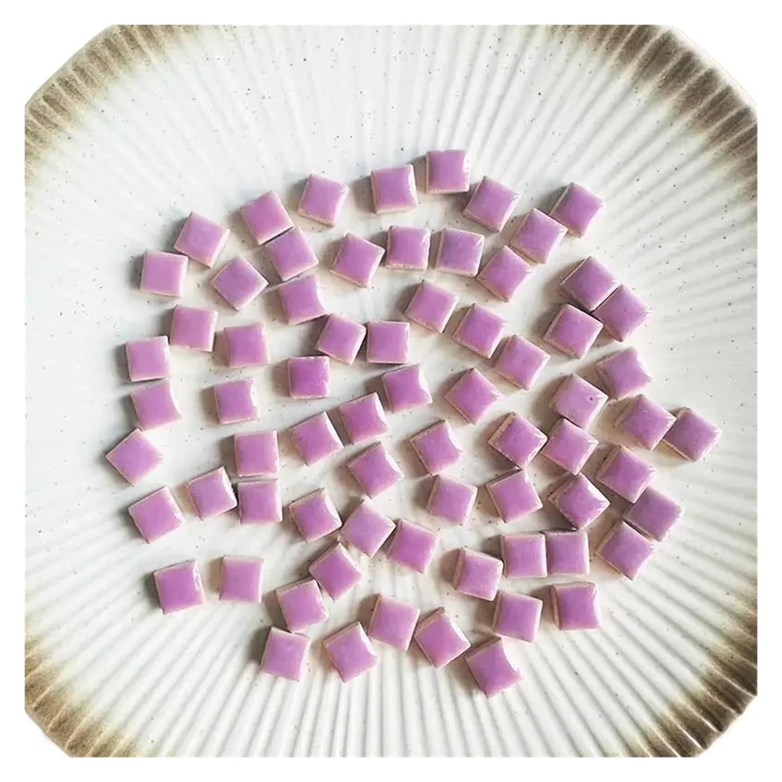 Sppeoukj Color 03 Diy 100G Ceramic Mosaic Tiles For Crafts Handmade Ornaments Wall Crafts Colorful Crystal For Decorative(Color 03)