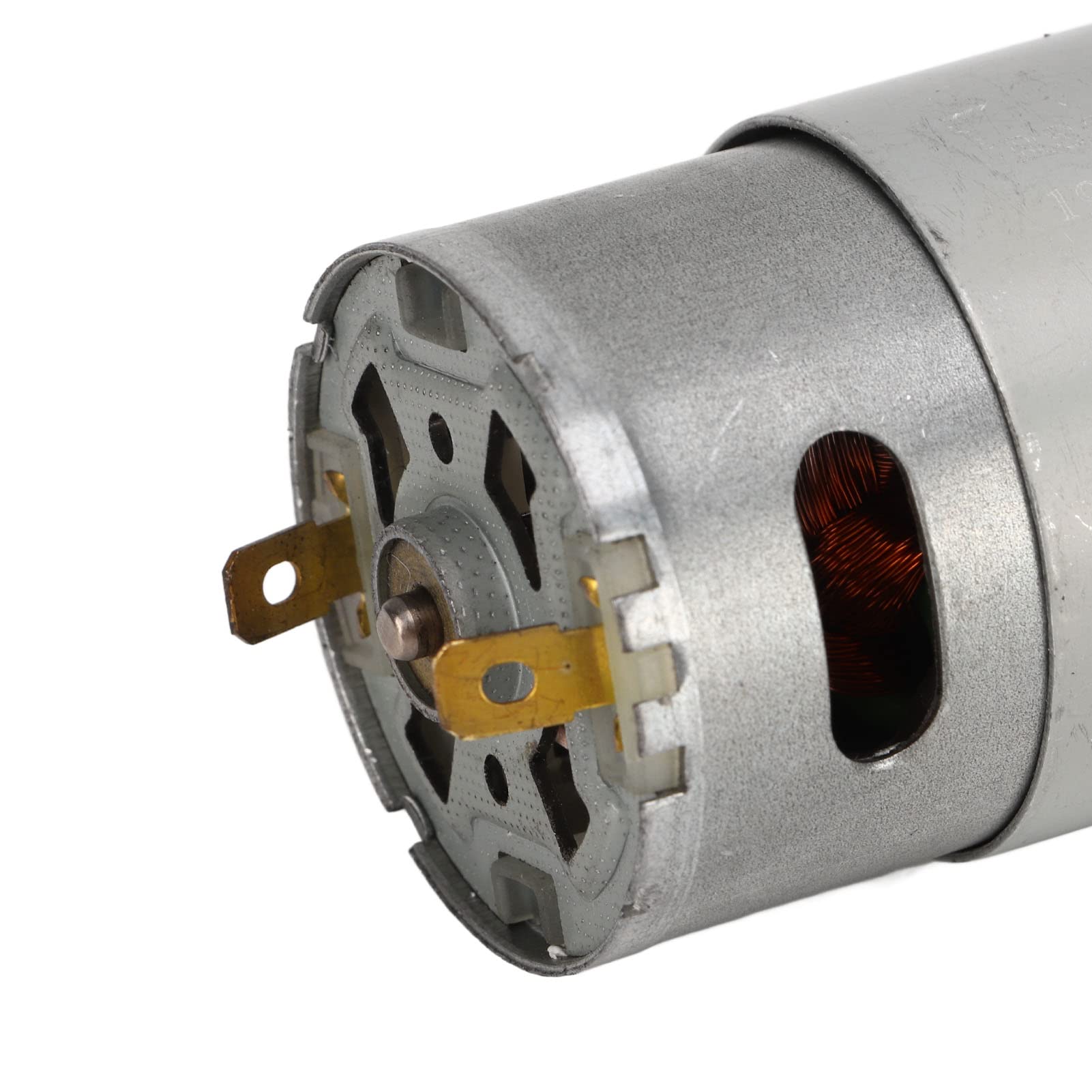 Gleichstrommotor Mit Hohem Drehmoment Und Niedriger Drehzahl, 24-V-Gleichstrom-Getriebemotor, Kleiner Elektromotor, Geräuscharmer Kupfermotor, 34 Kg, Cm, 15 W, 0,2 A(50r/min)