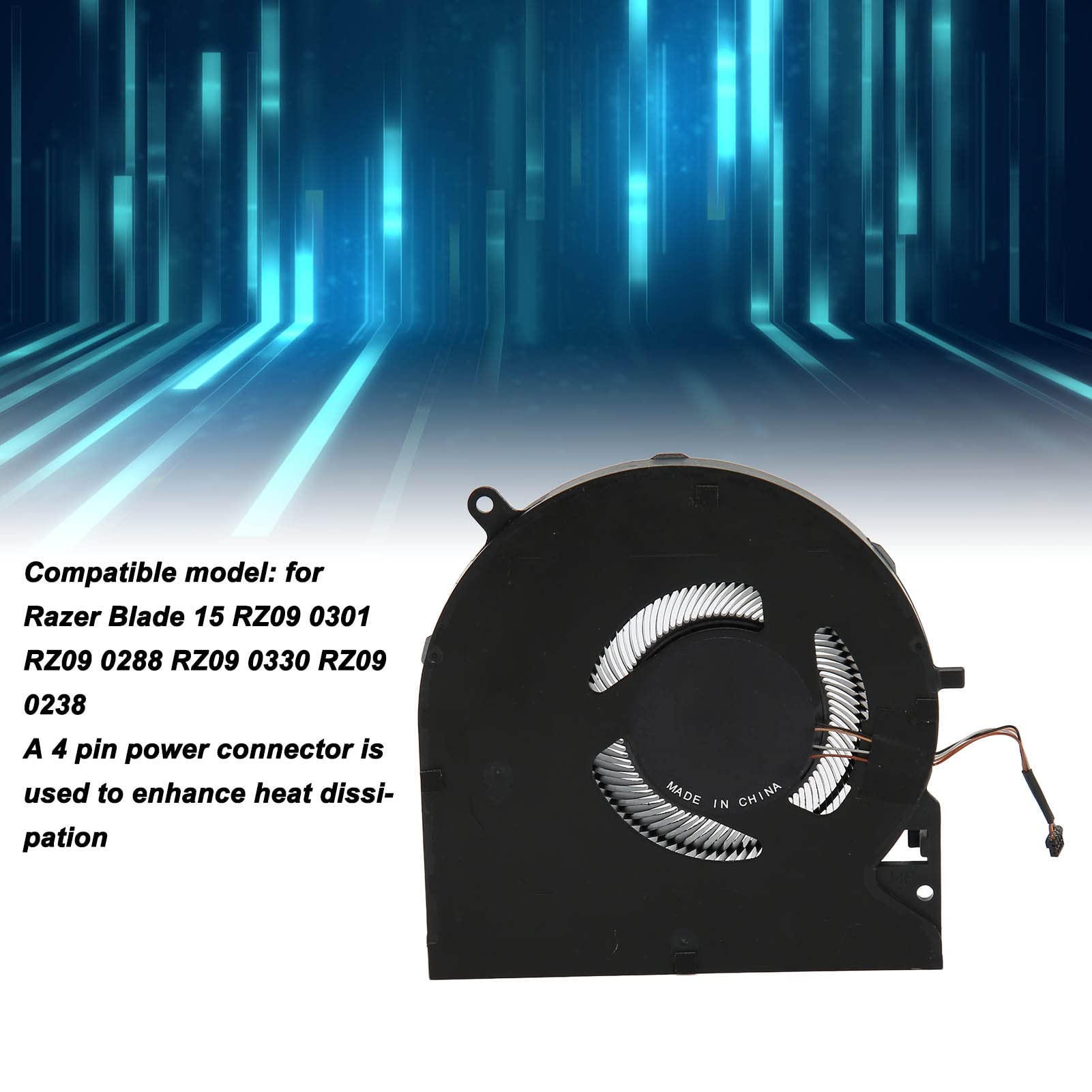 Ventilateur De Refroidissement Cpu Gpu Pour Razer Blade